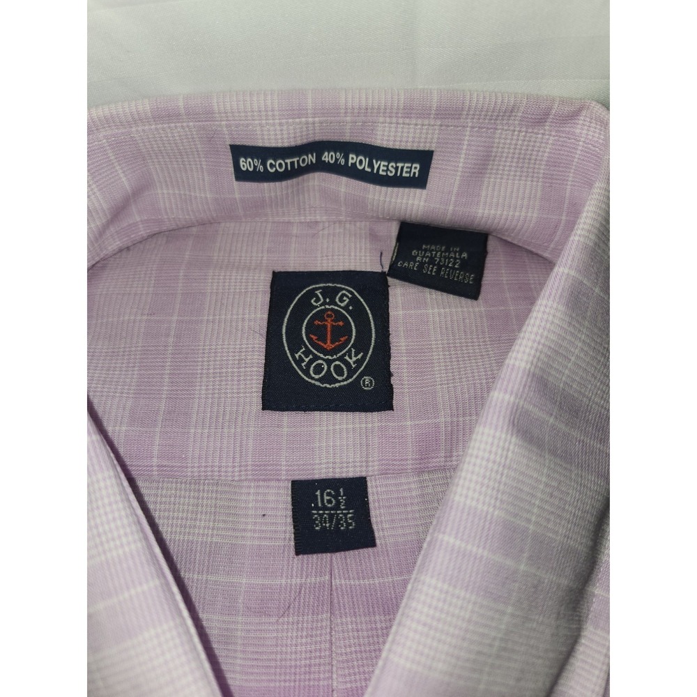 Two Vintage Dress Shirts Men's Medium JG Hook And 41 Brand Long Sleeves NWT